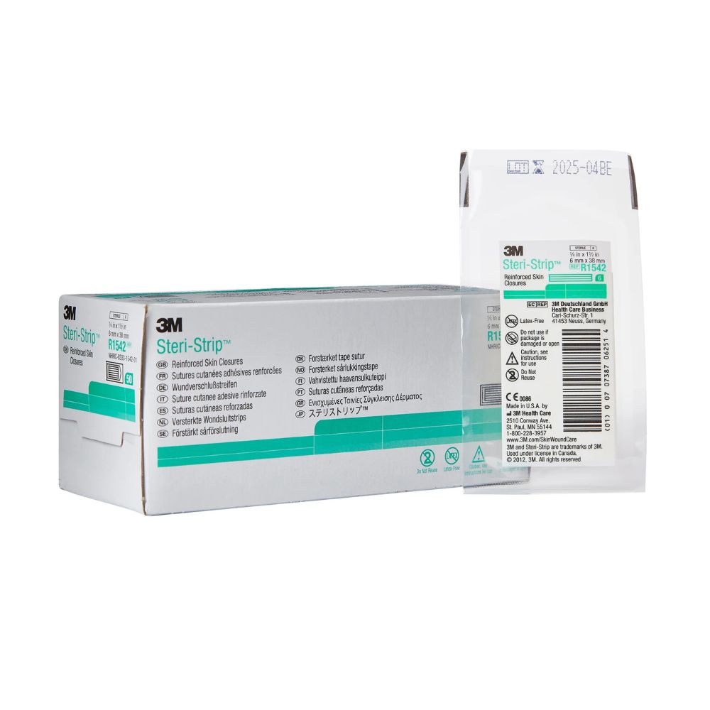 STERI STRIP R1542 VERDE 1/4X1-1/2" - Cierre de heridas no invasivo