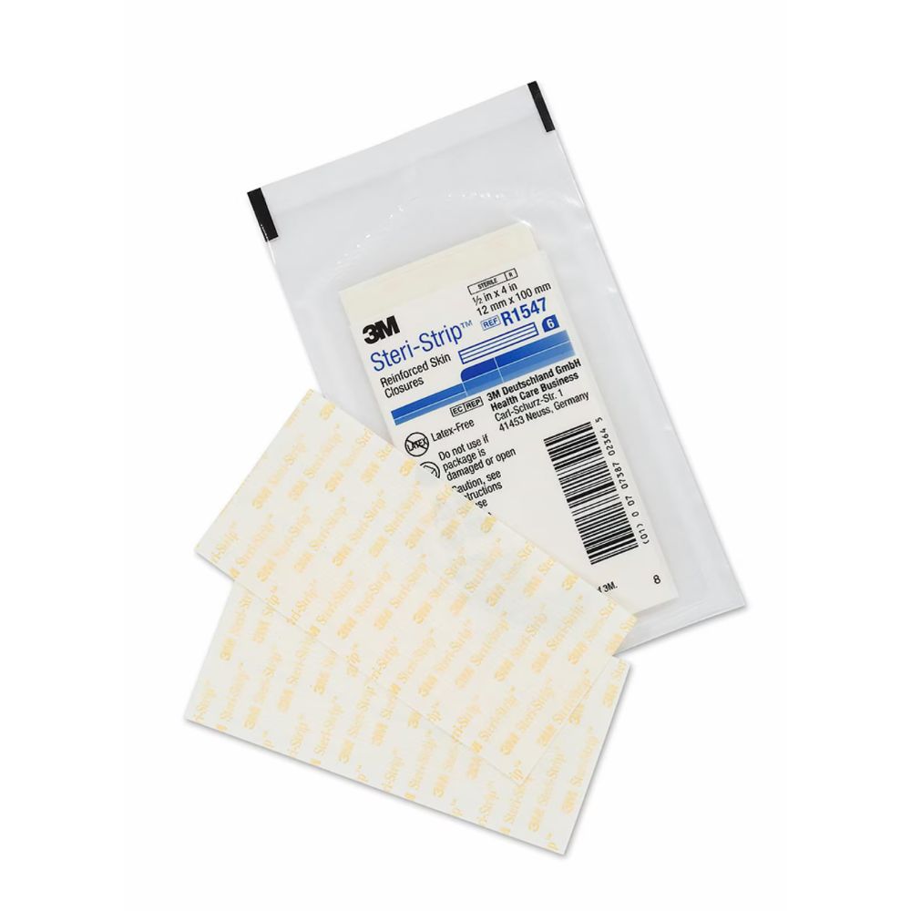 STERI STRIP R1547 AZUL 1/2X4" de 3M para cicatrización de heridas