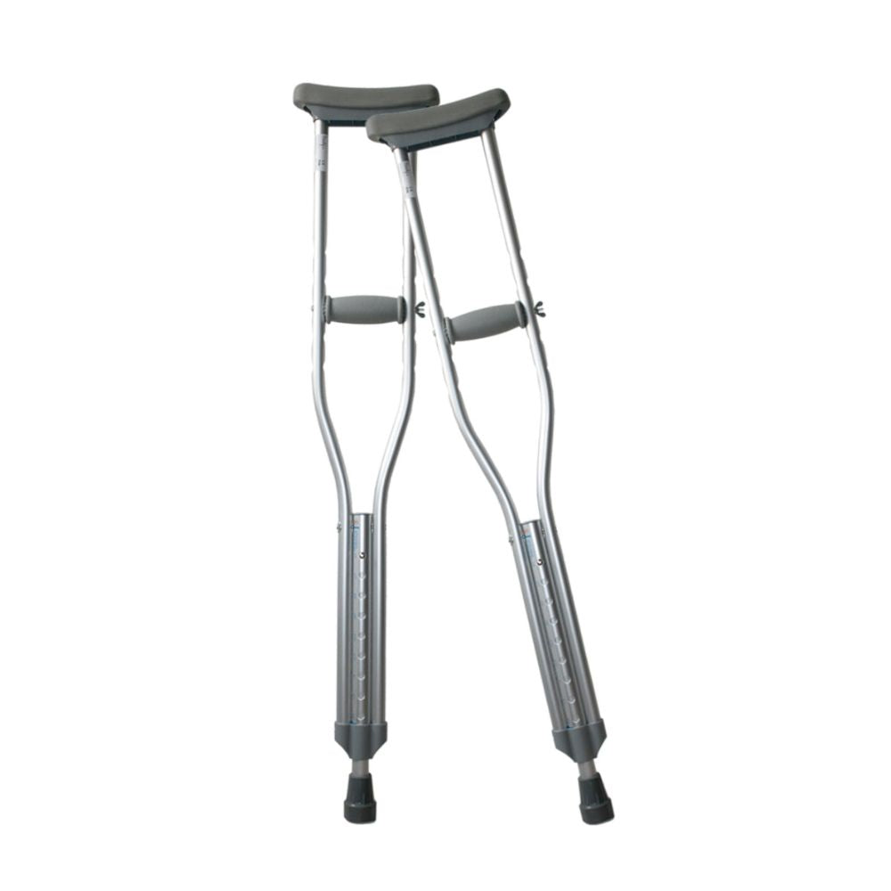 Muletas ajustables X2 en aluminio con empuñadura acolchada