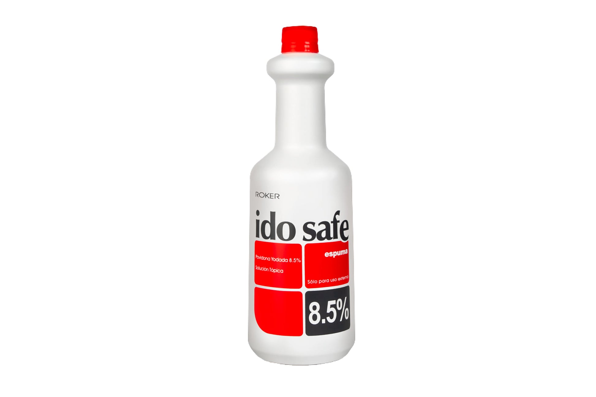 Idosafe Espuma 8.5% 120ml - Antiséptico Roker