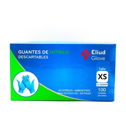Guantes de Nitrilo 3.5gr - Eliud Glove