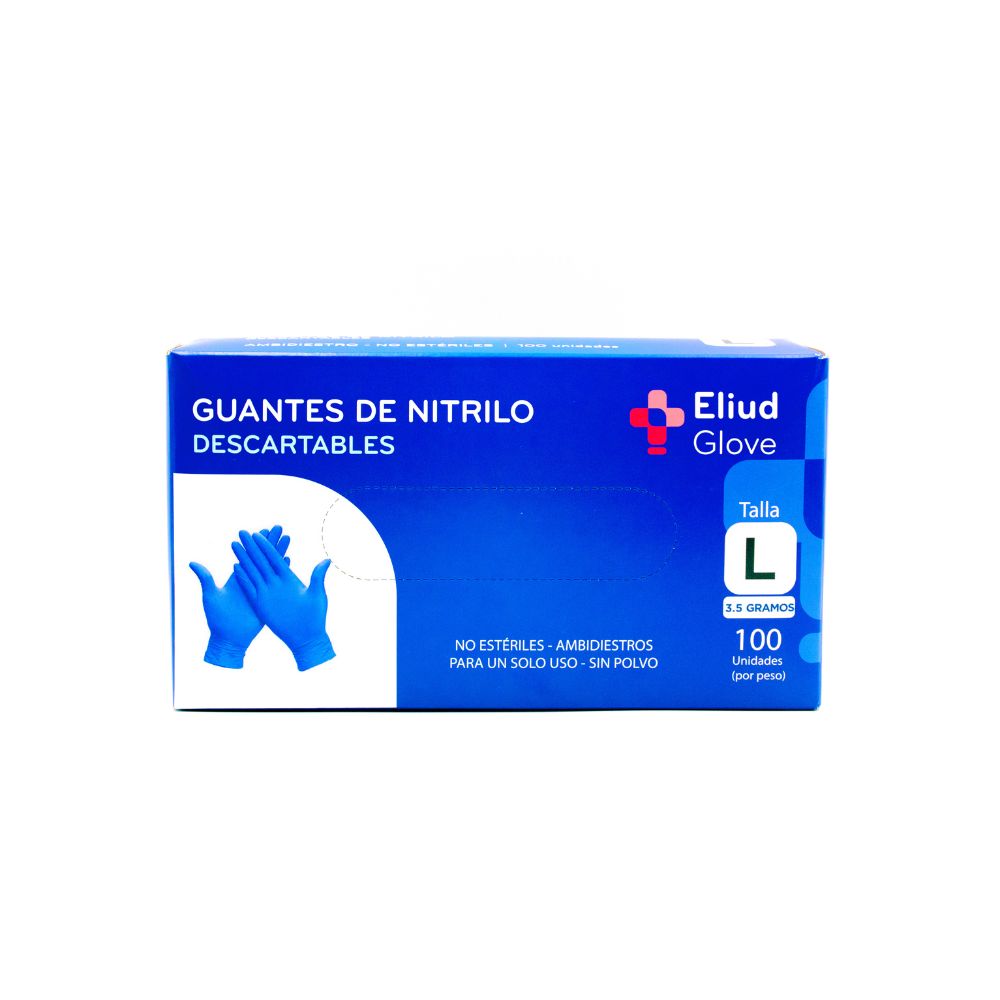 Guantes de Nitrilo 3.5gr - Eliud Glove