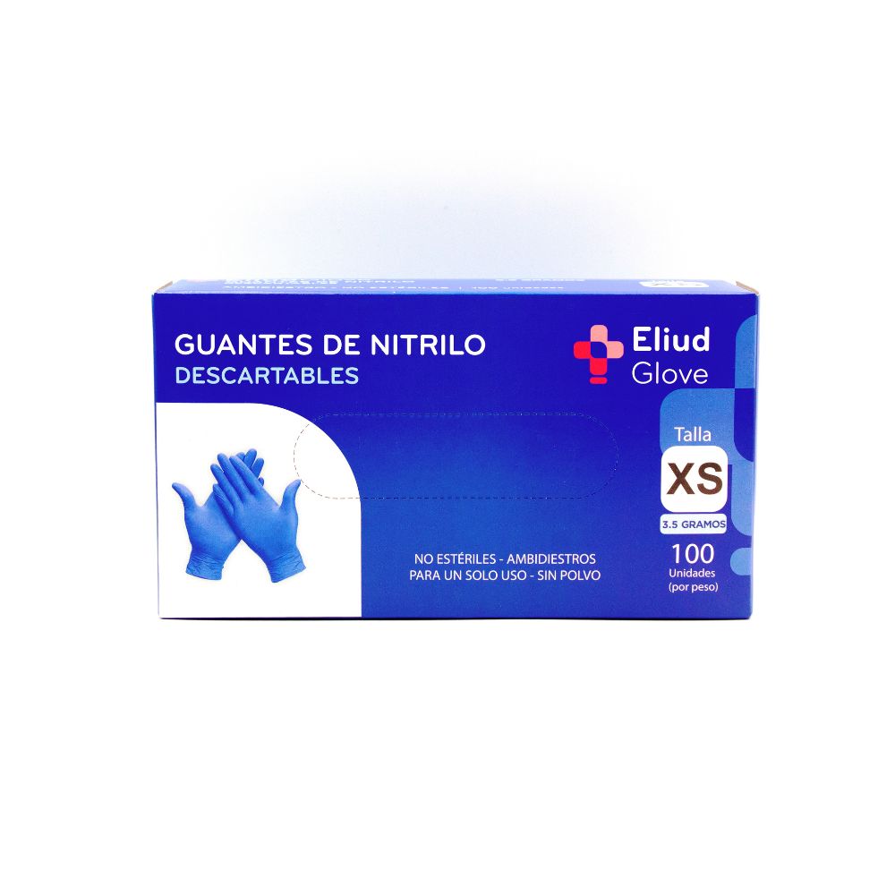 Guantes de Nitrilo 3.5gr - Eliud Glove