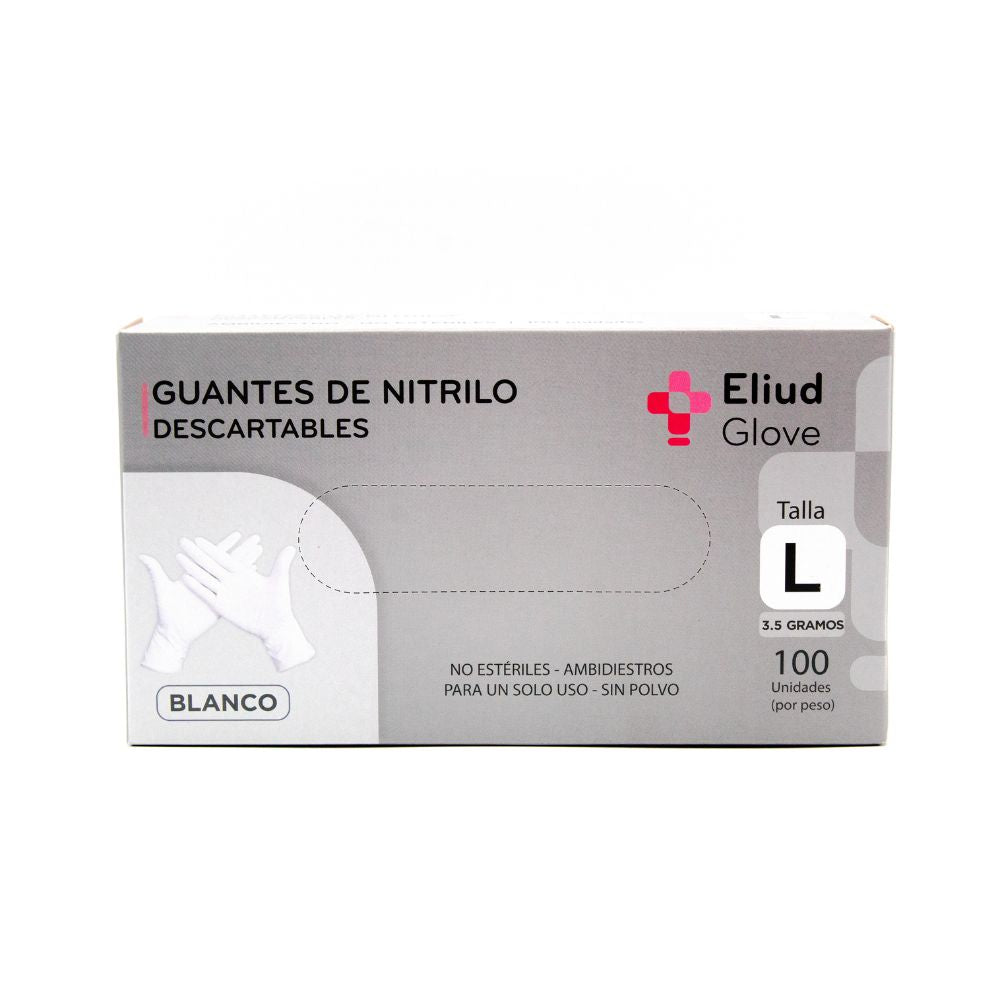 Guantes de Nitrilo 3.5gr - Eliud Glove