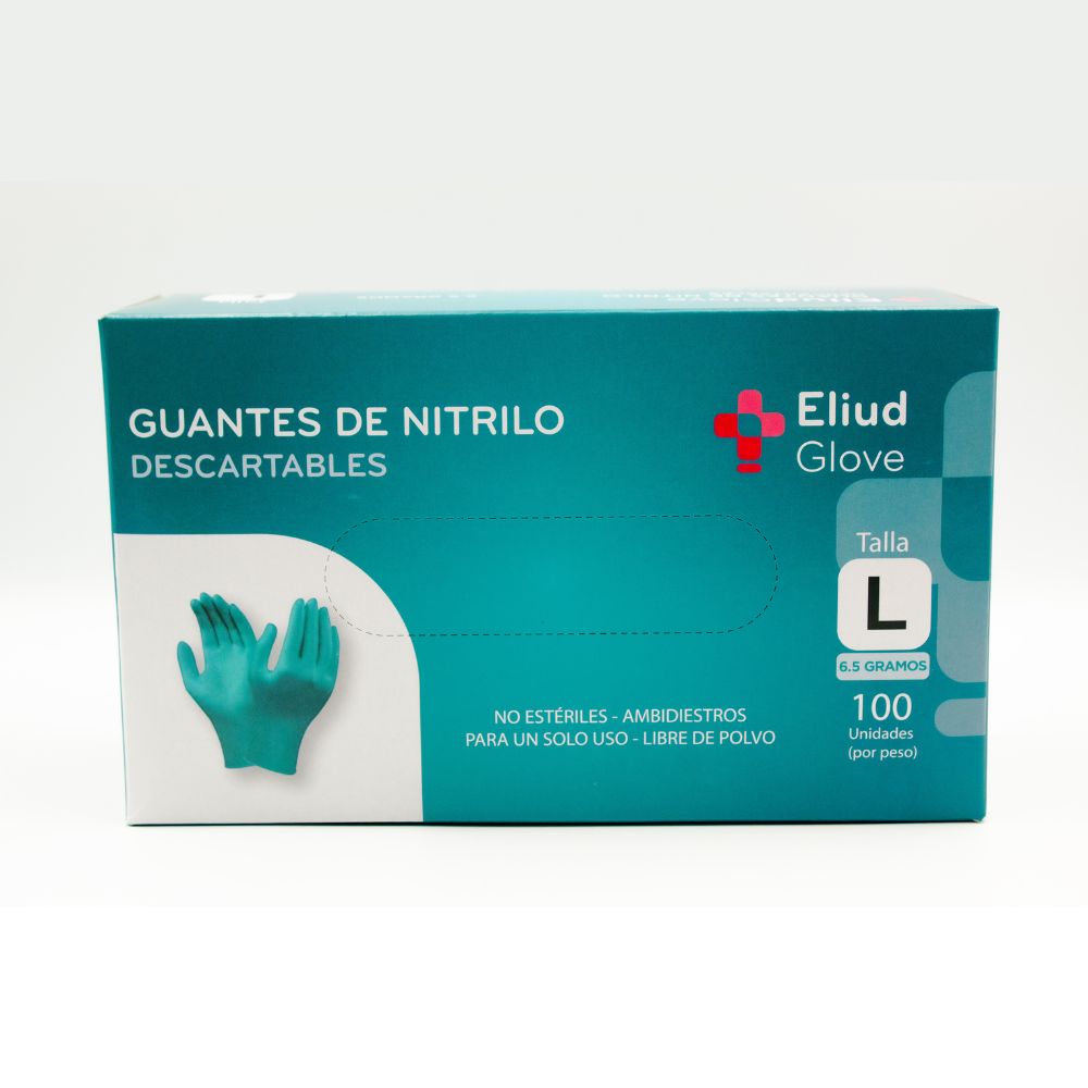 Guante Nitrilo Alto Riesgo 6.5gr - Eliud Glove