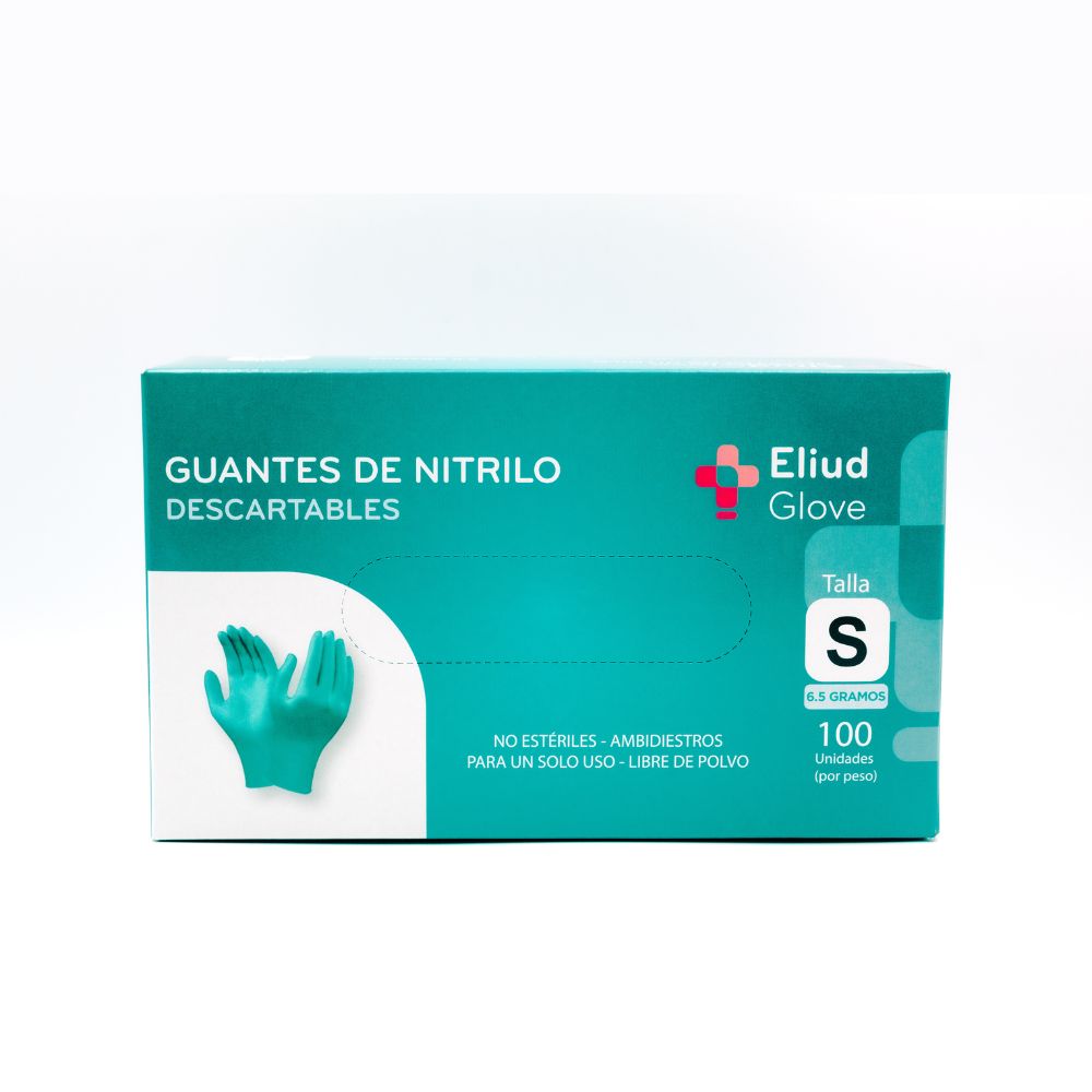 Guante Nitrilo Alto Riesgo 6.5gr - Eliud Glove