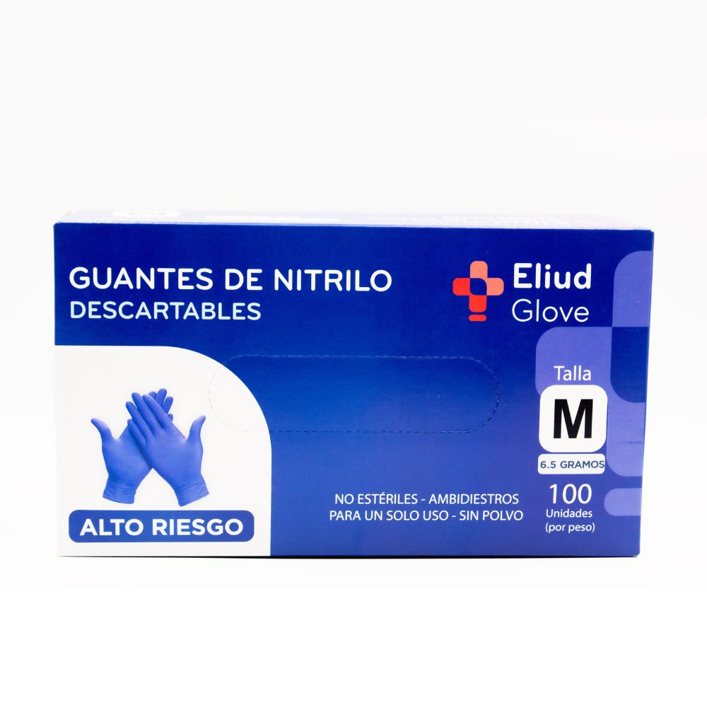 Guante Nitrilo Alto Riesgo 6.5gr - Eliud Glove