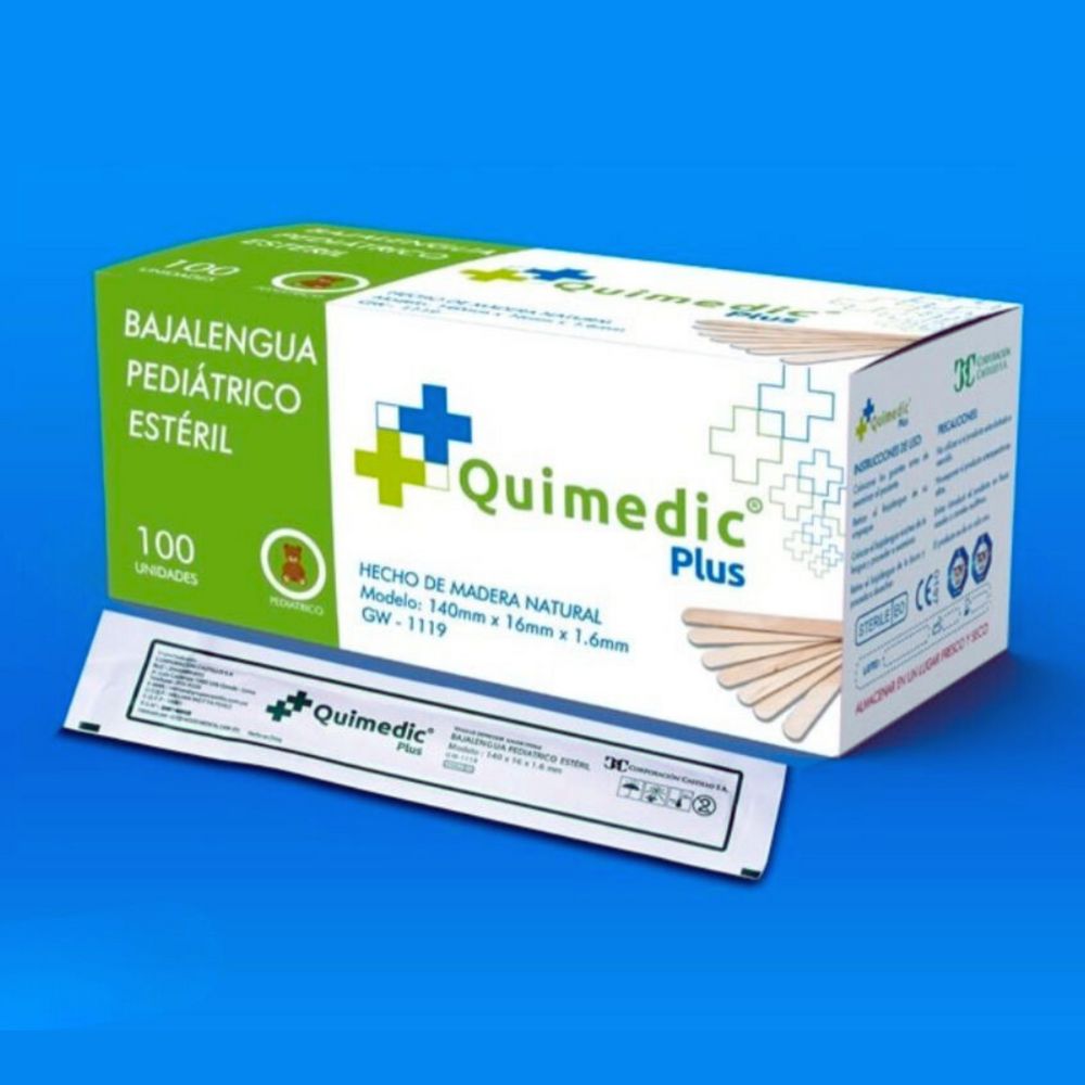 Bajalengua Esteril Pediátrico Cureguard