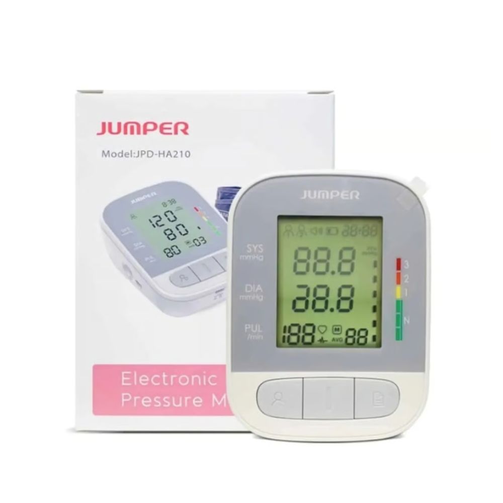 Tensiómetro Digital de Brazo Jumper para medición precisa de presión arterial