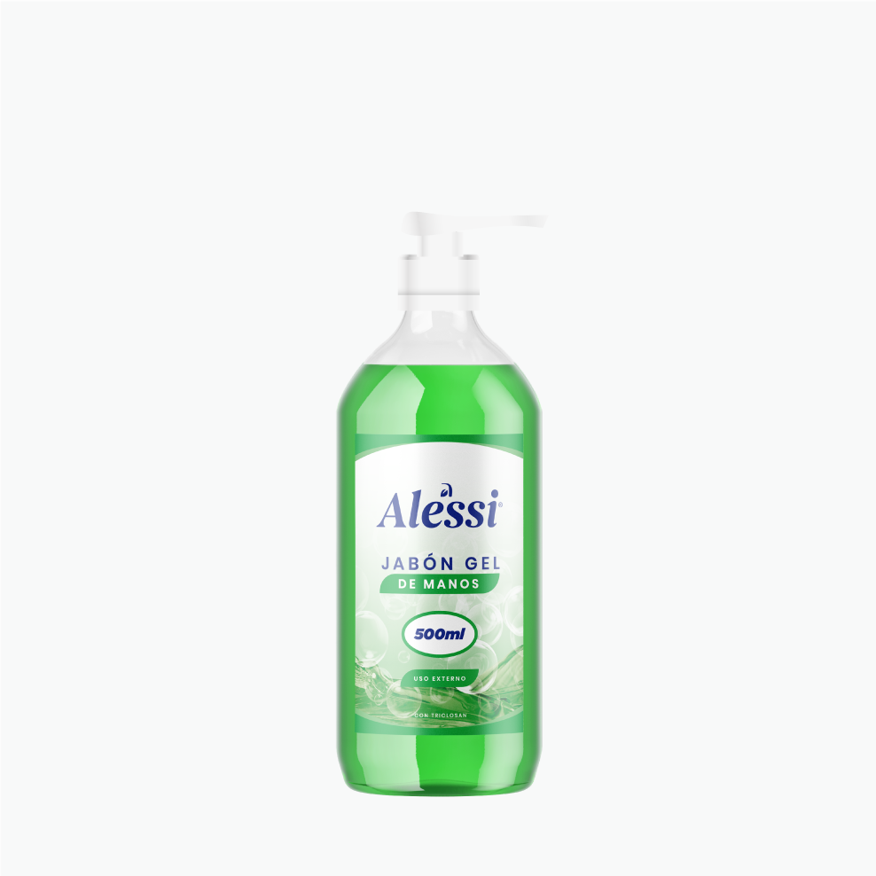 Jabón Líquido Antibacterial con Triclosán 500 mL de Alessi