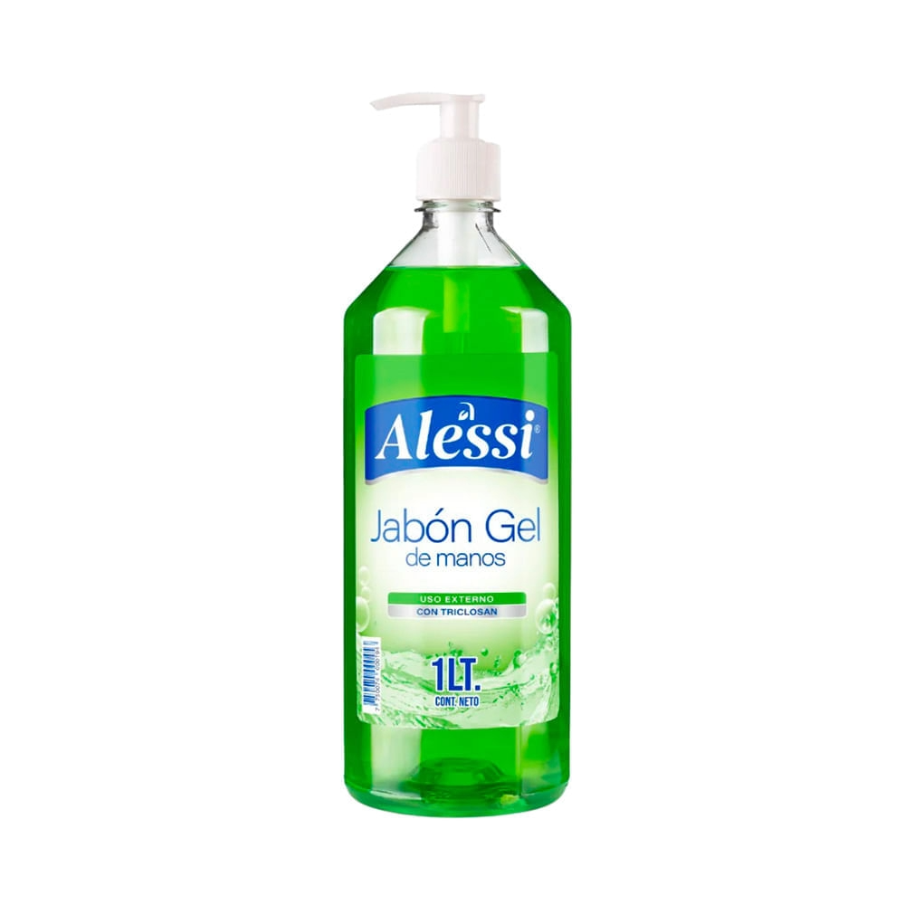 Jabón Líquido Antibacterial con Triclosán 1L de Alessi