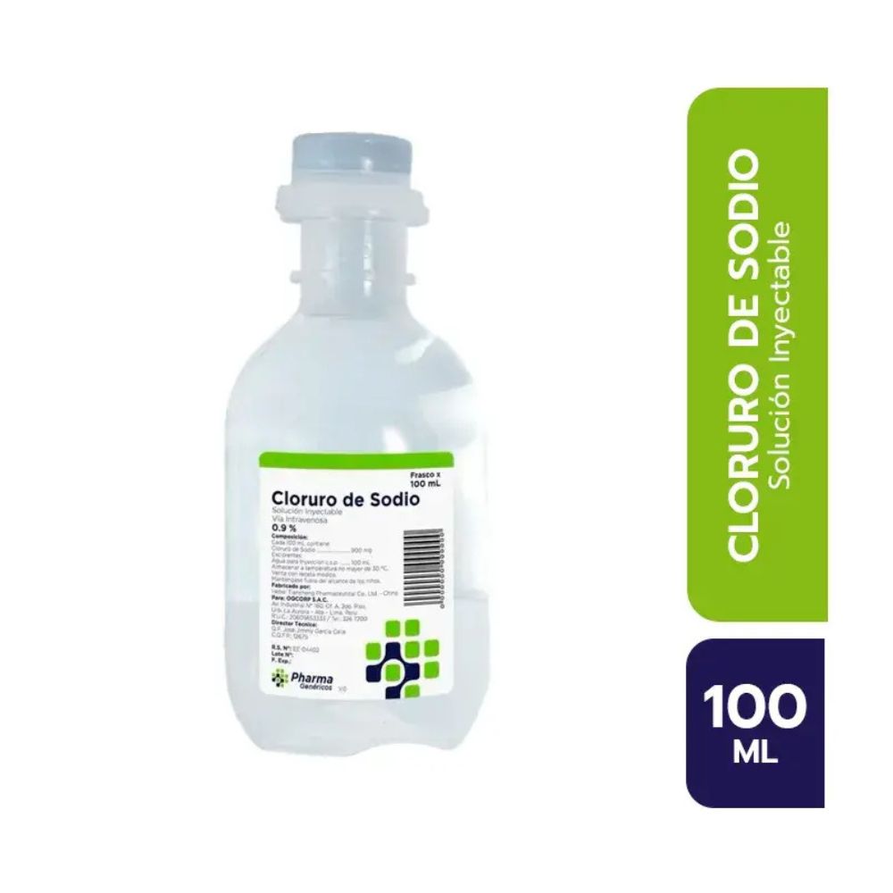 Solución de Cloruro de Sodio 0.9% 100 ml - Pharmagen