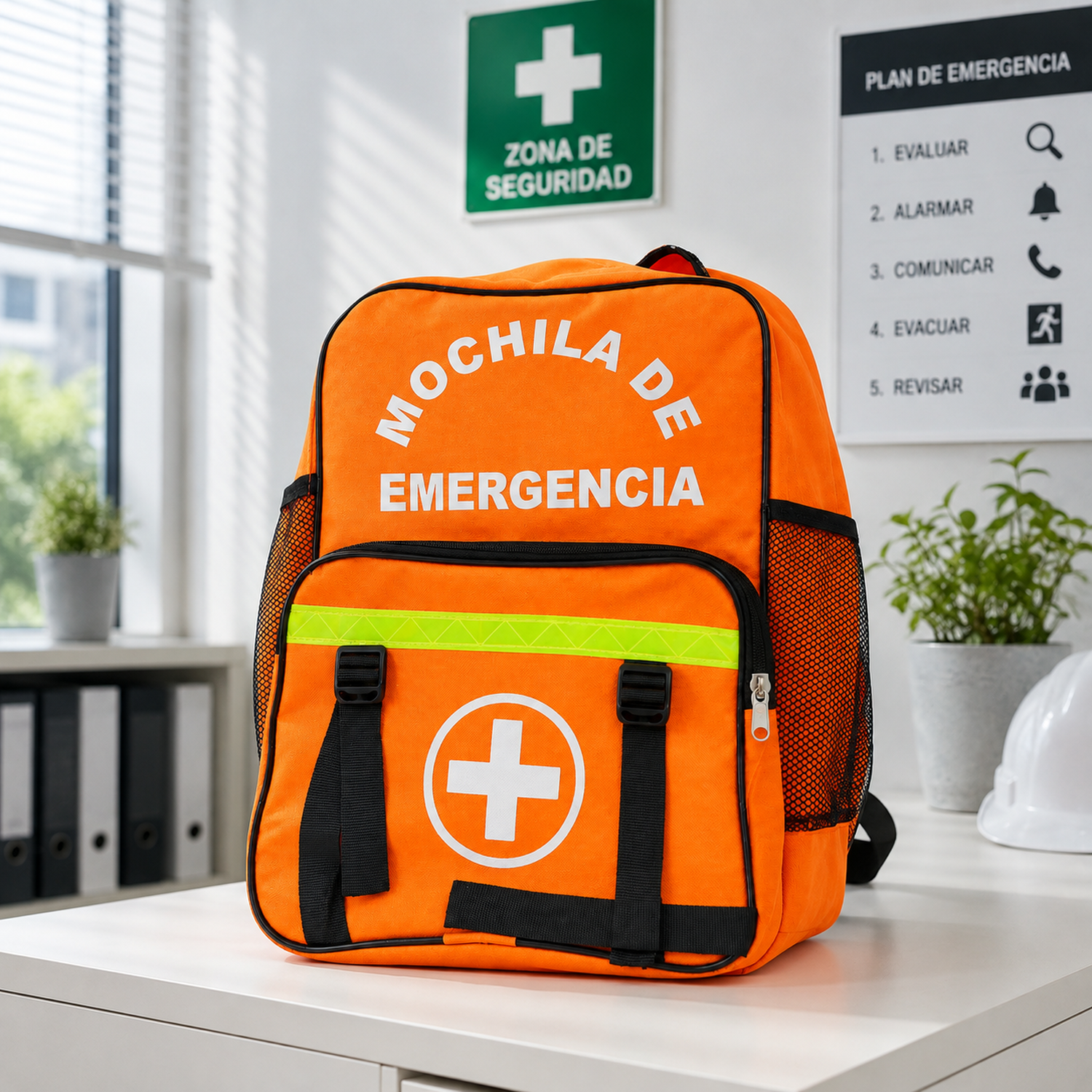 Mochila de Emergencia Naranja