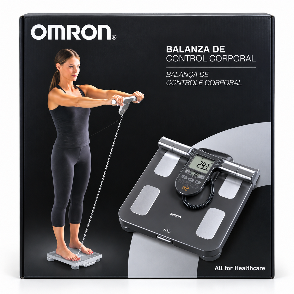 Balanza OMRON HBF-514C - Analizador de Composición Corporal por Bioimpedancia con Manillar