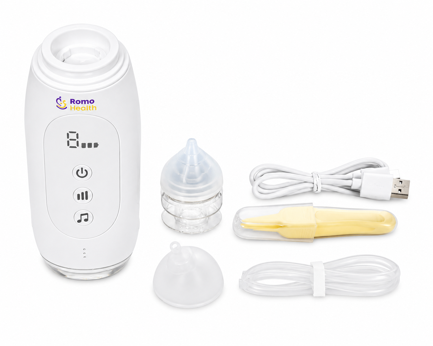 Aspirador Nasal Eléctrico Bebé Roma Health DQ-25 C/Luz Y Música