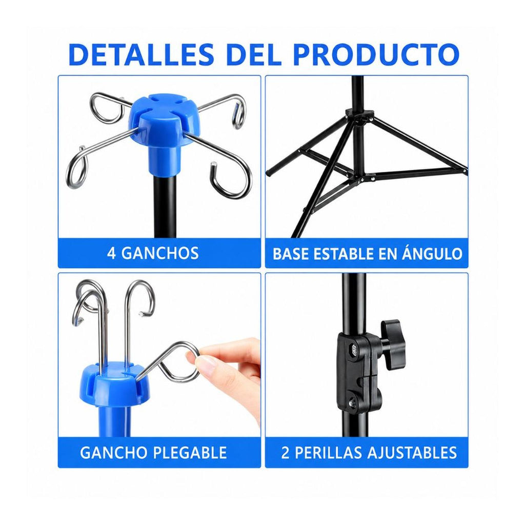 Porta Suero Portatil mod. Trípode / Única