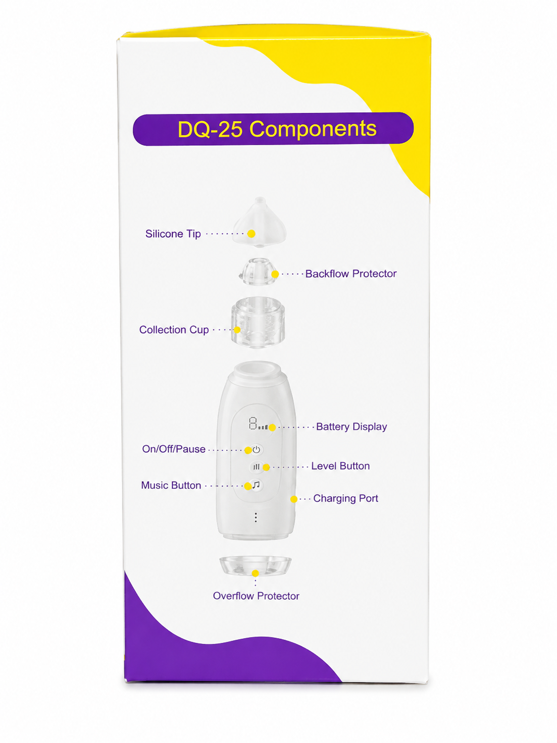 Aspirador Nasal Eléctrico Bebé Roma Health DQ-25 C/Luz Y Música