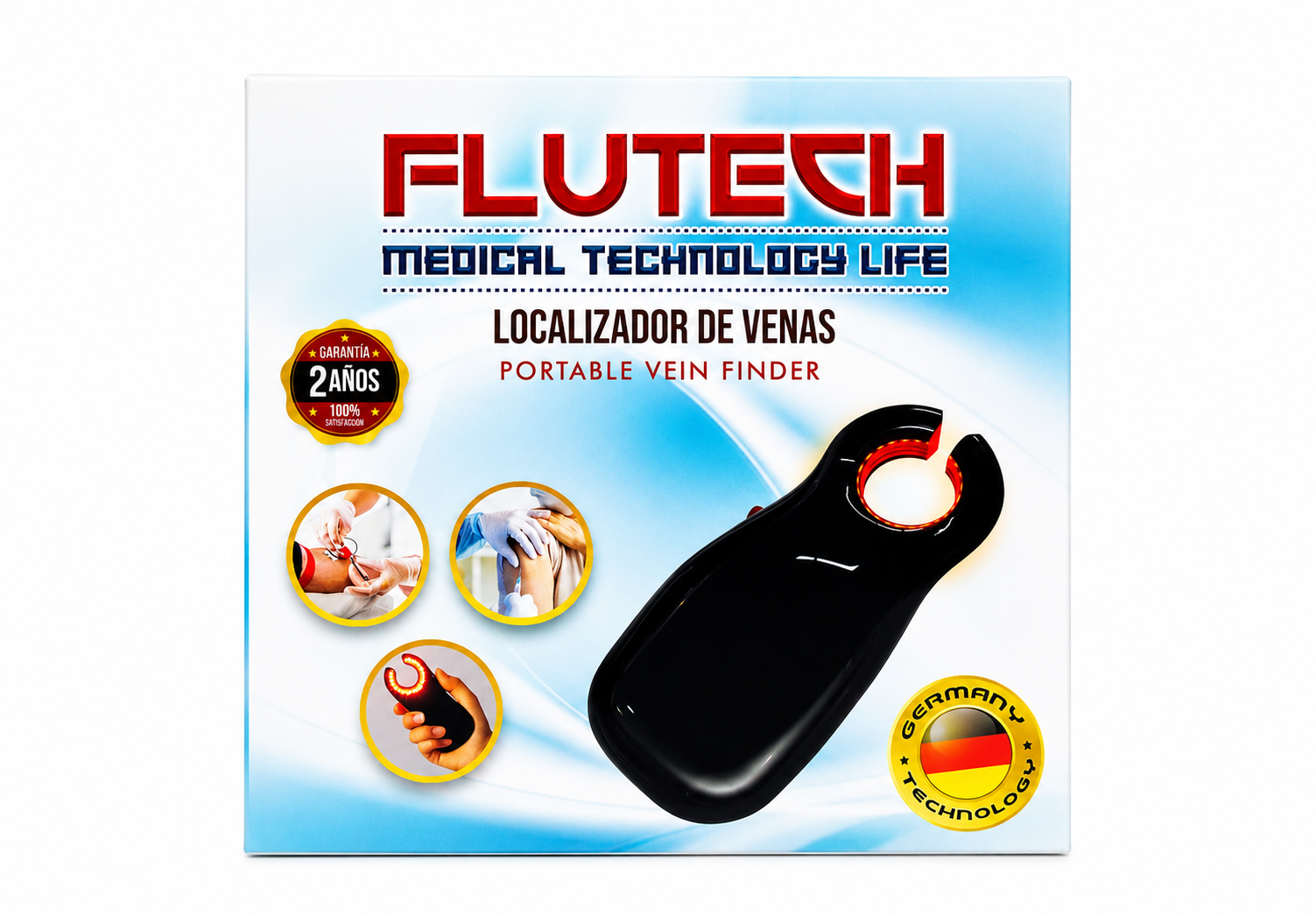 Detector de Venas FLUTECH - Visualización Vascular