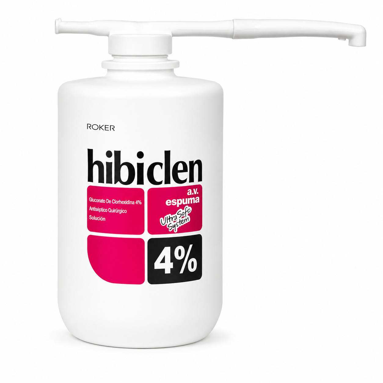 Hibiclen AV Espuma 4% Circuito Cerrado 1000ml - Roker