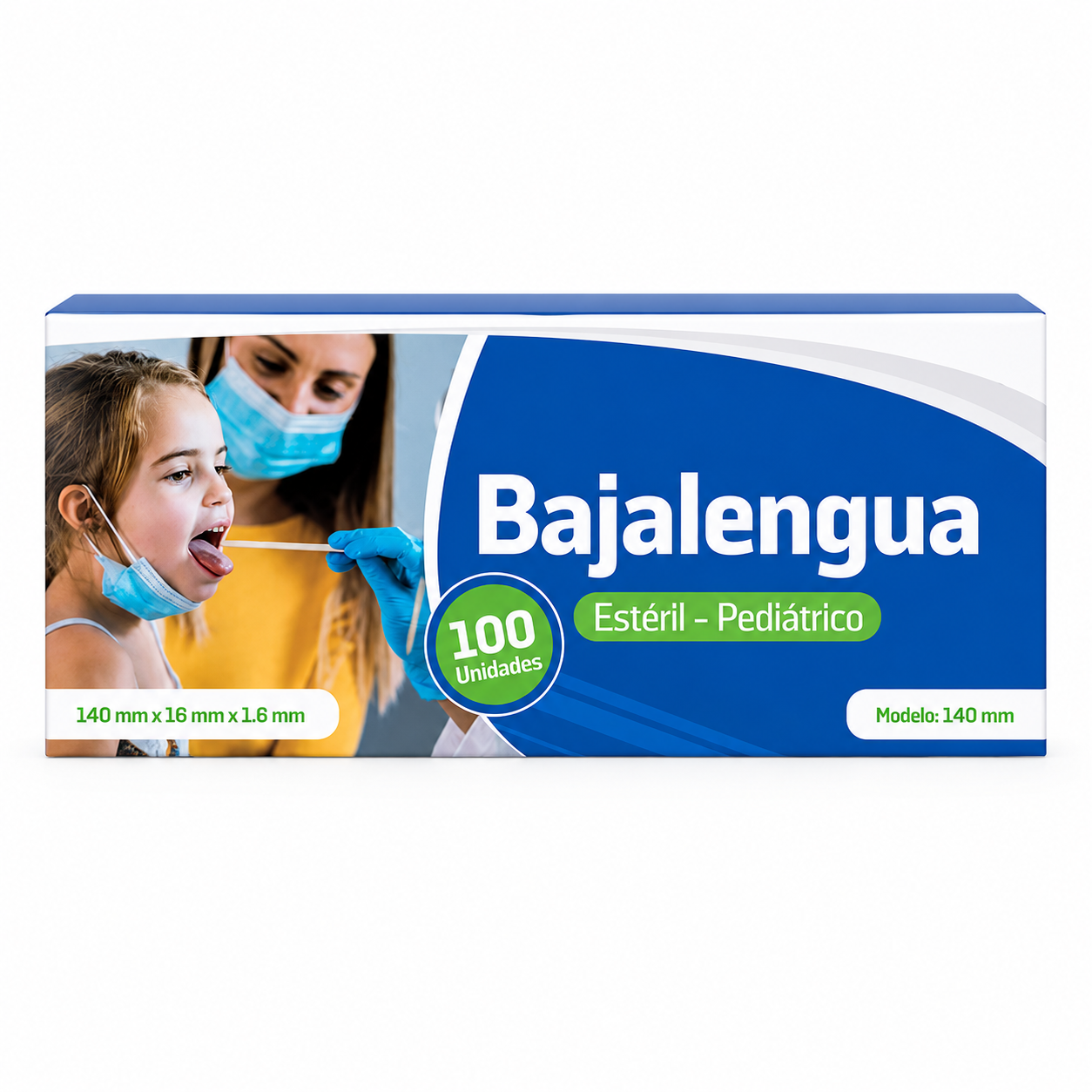 Bajalengua Esteril Pediátrico - alkhofar