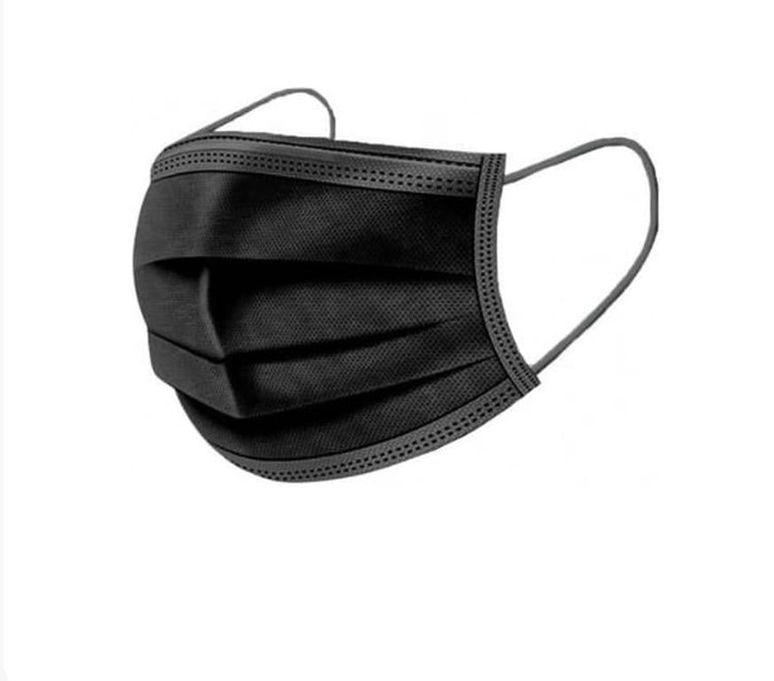 Mascarilla Descartable 3PLY Color negro por 50 und - Gatamo