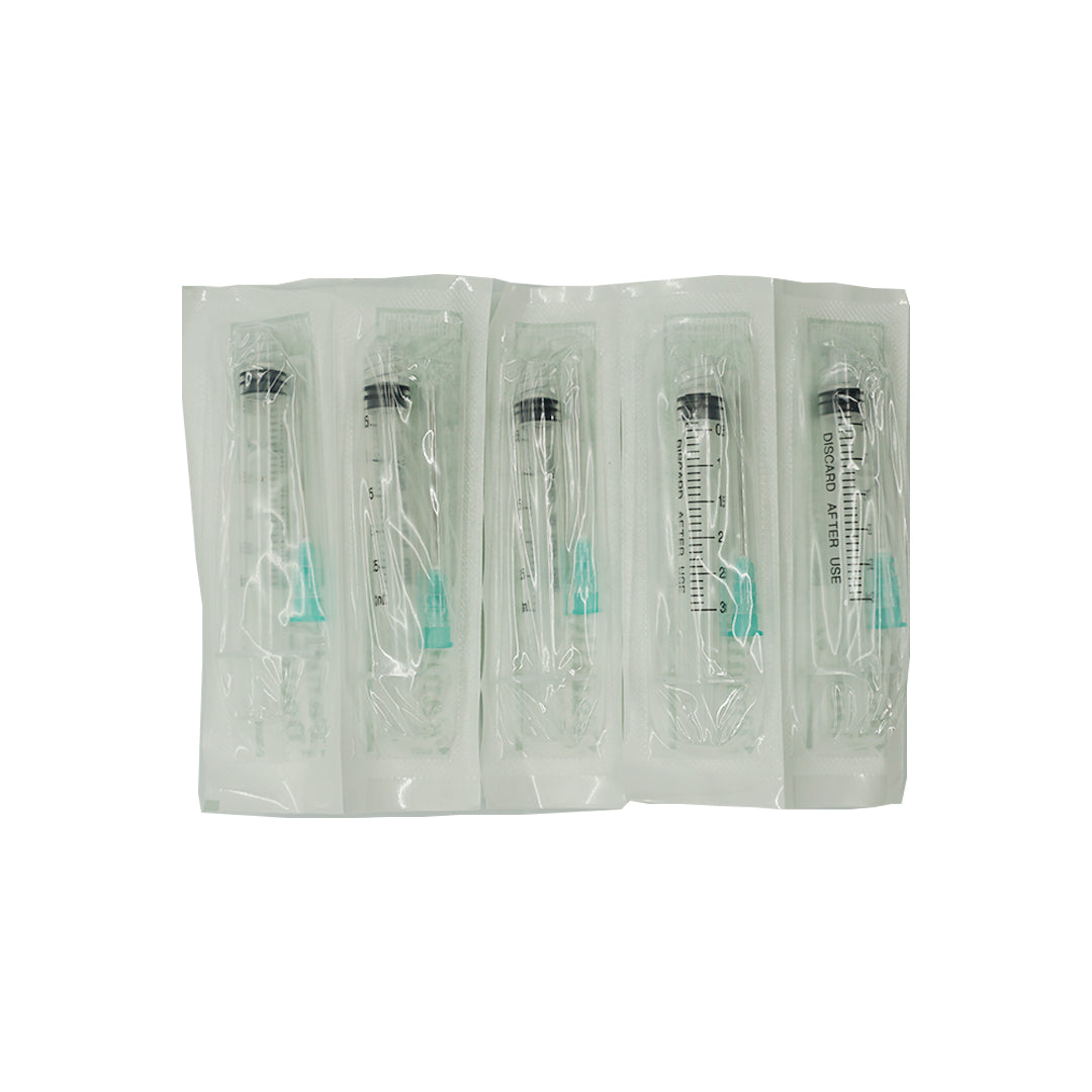 Jeringa Estéril De 3mL Aguja 21G X 1 1/2 Por 100 und