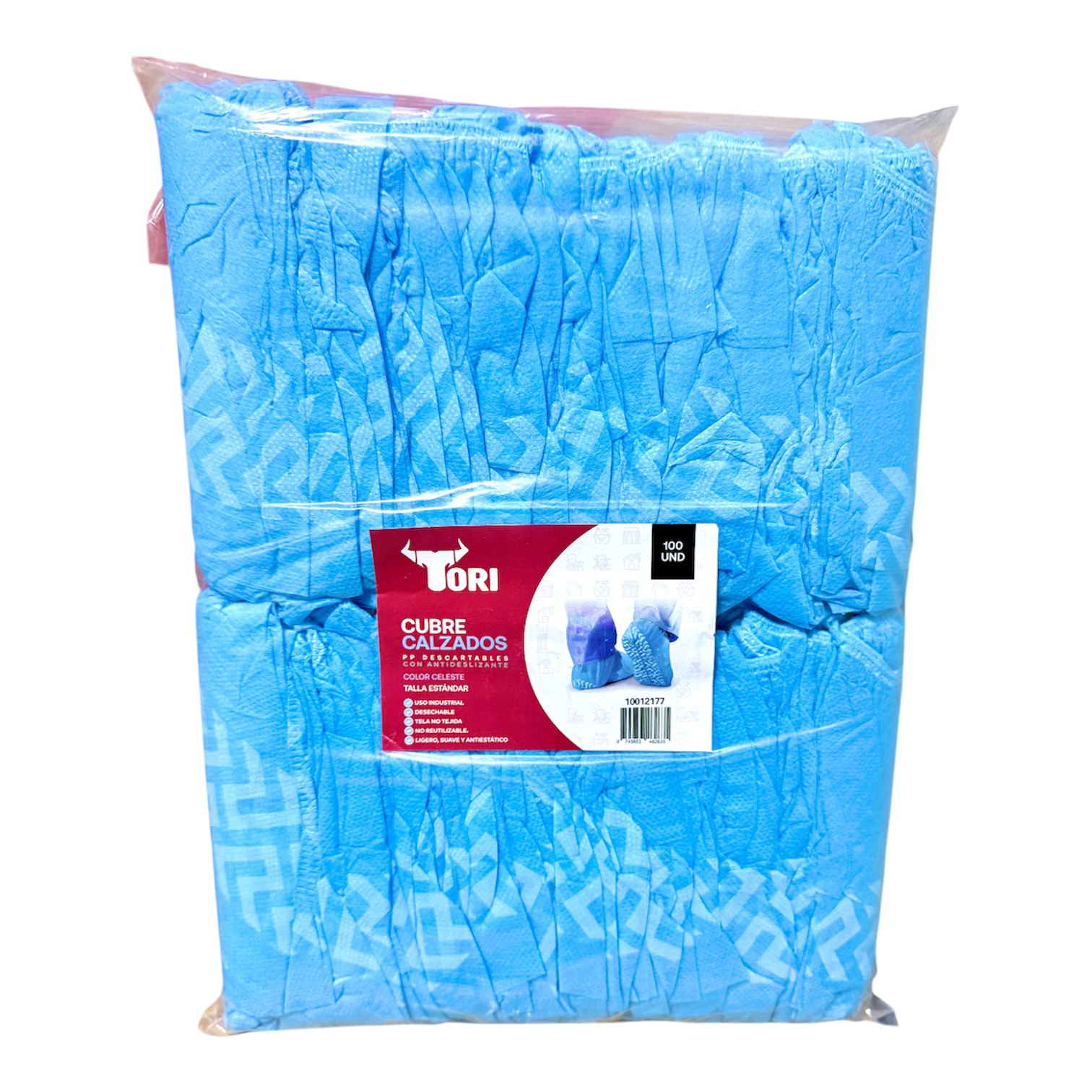 Cubrecalzado Simple Cajon 10 paq de 100 und - Resistente y adaptable