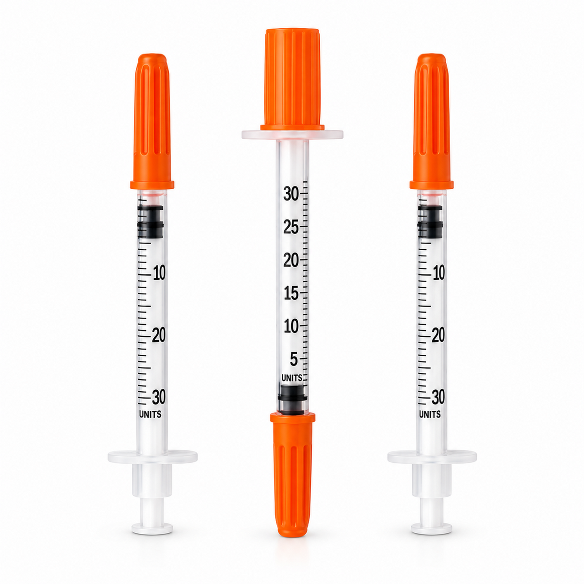 Jeringa de Insulina Ultra Fina FEELject 0.3ml 31G x 8mm - Caja 100 Unidades Empaque Individual Estéril