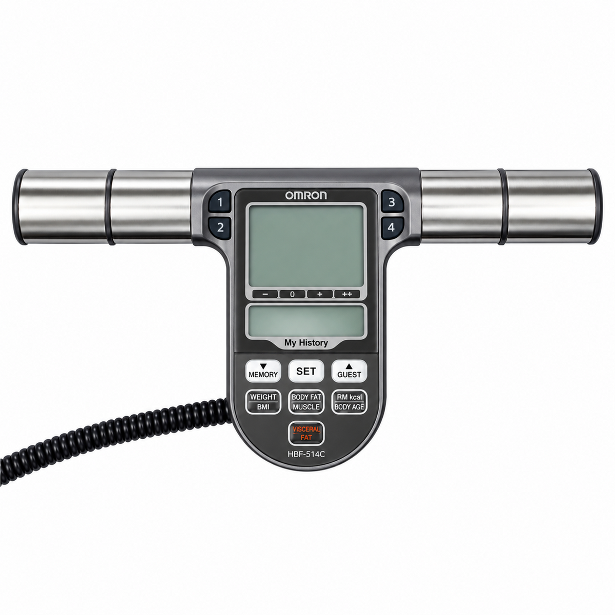Balanza OMRON HBF-514C - Analizador de Composición Corporal por Bioimpedancia con Manillar