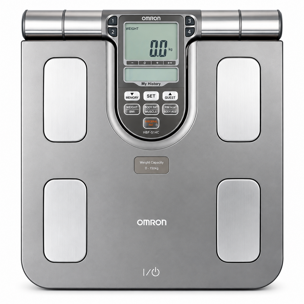 Balanza OMRON HBF-514C - Analizador de Composición Corporal por Bioimpedancia con Manillar